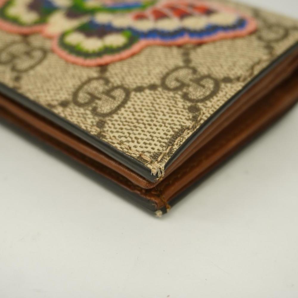 Gucci Wallet GG Supreme Brown Gold hardware - Picture 7 of 11